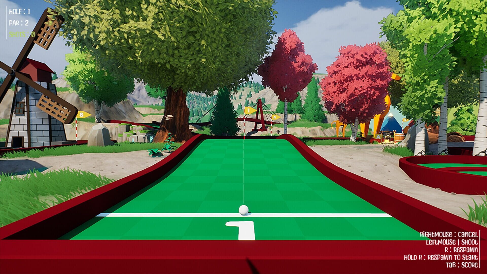 Foto do jogo Crazy Golf Party