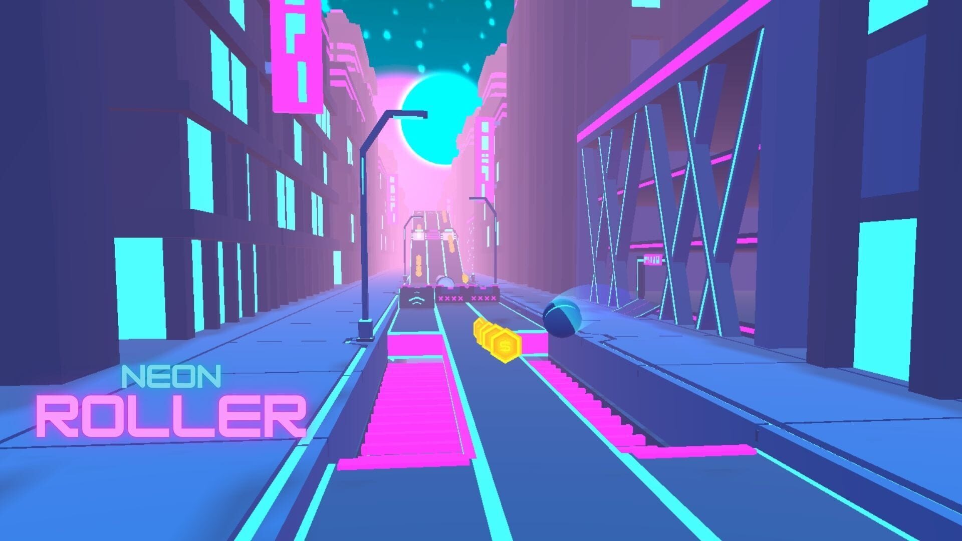 Foto do jogo Neon Roller