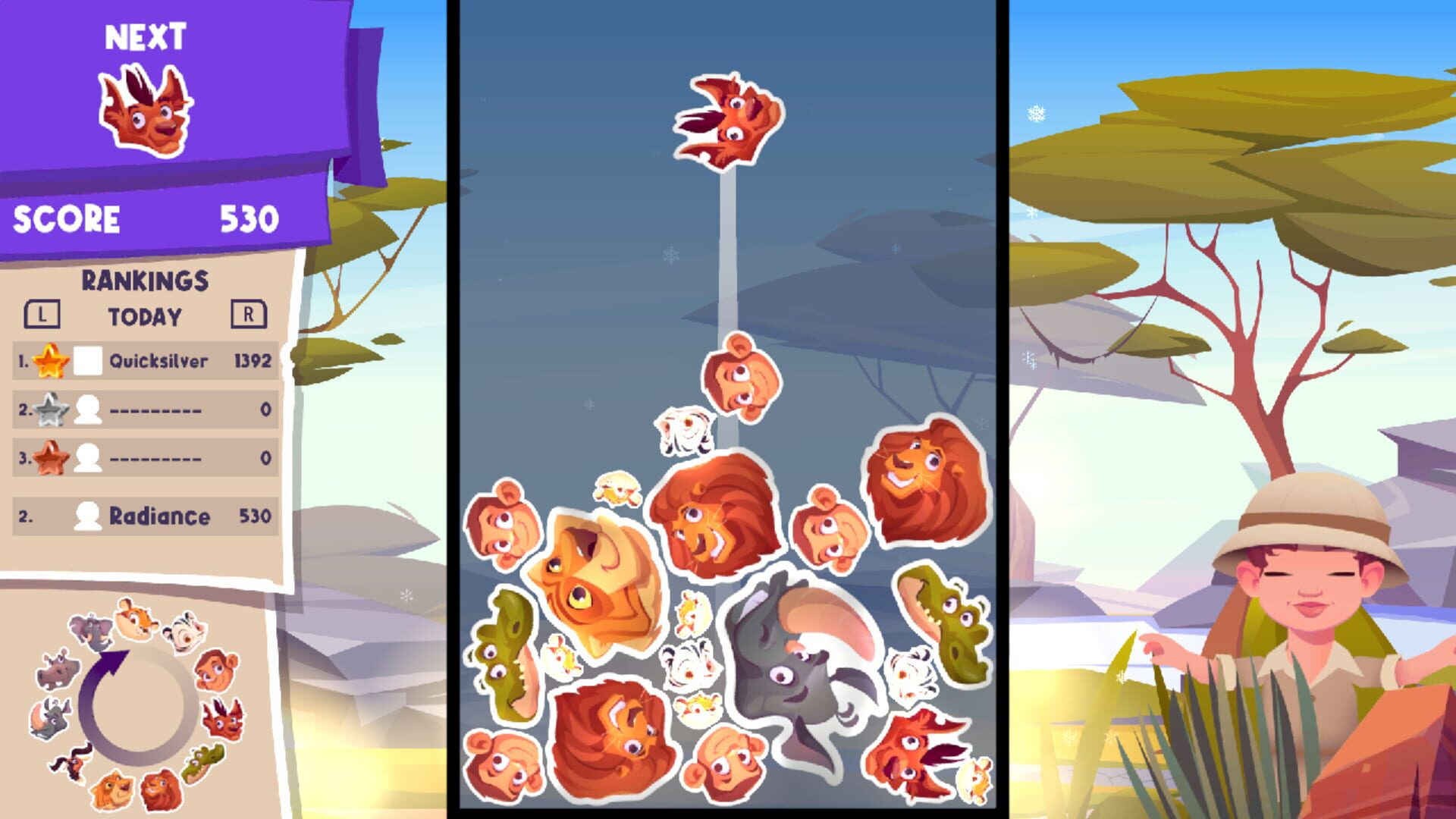 Foto do jogo Zoo Merge