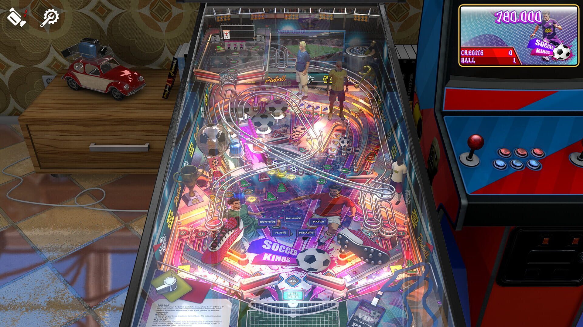 Foto do jogo Zaccaria Pinball: Soccer Kings Deluxe Pinball Table