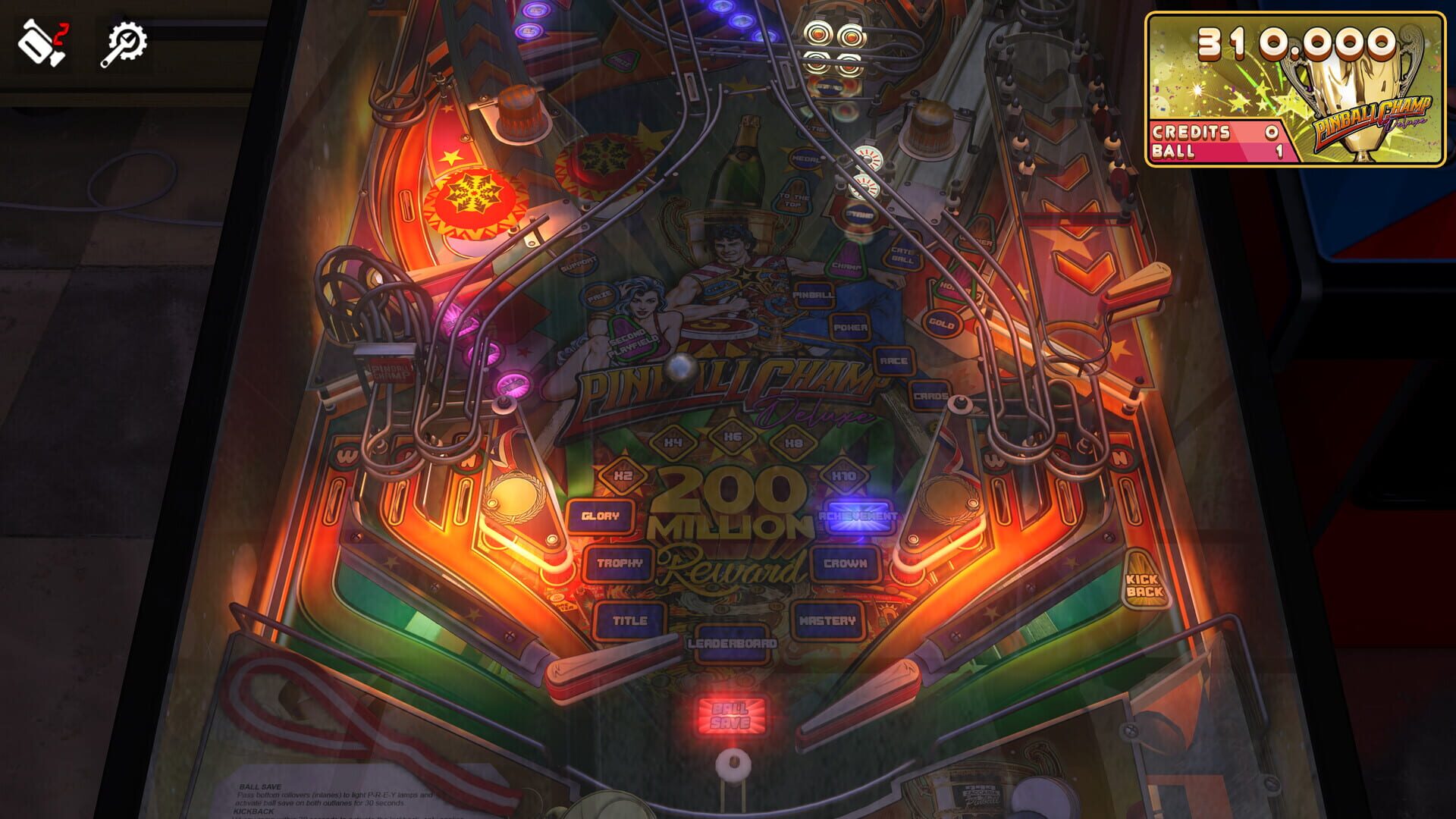 Foto do jogo Zaccaria Pinball: Pinball Champ Deluxe Pinball Table