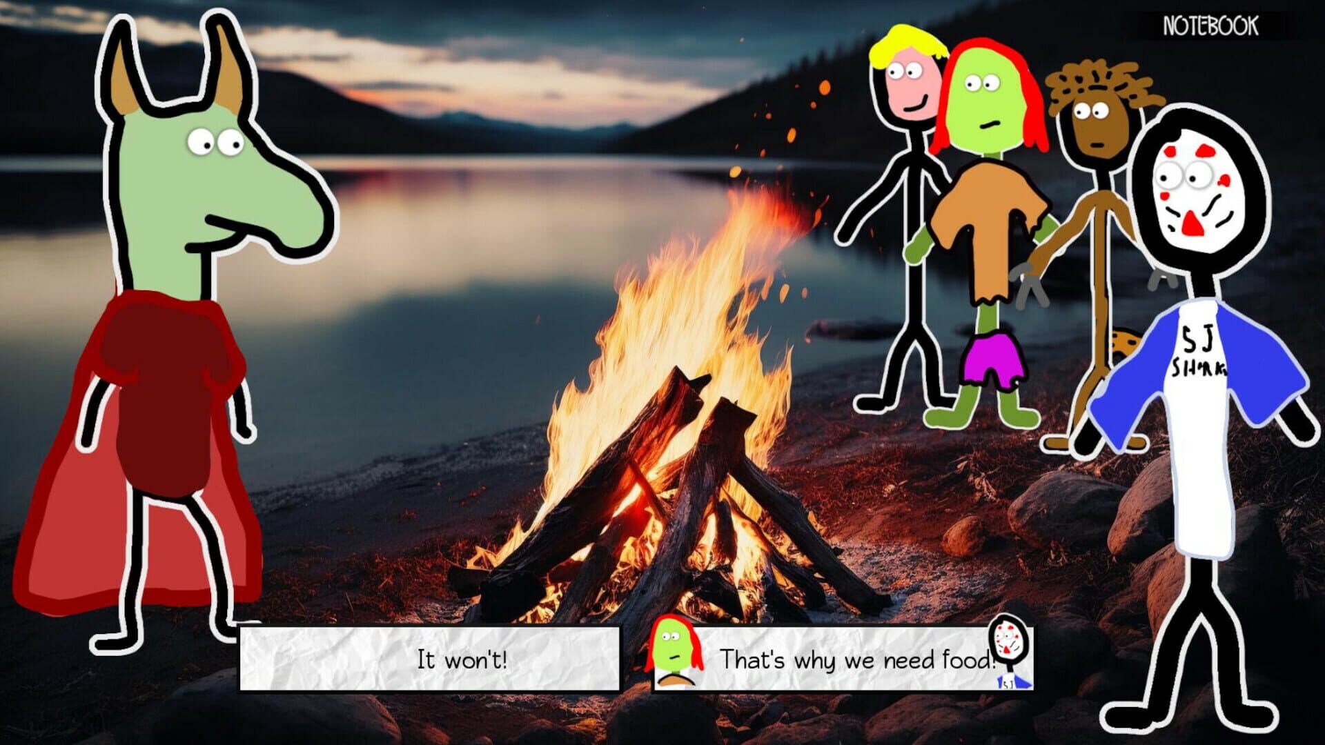 Foto do jogo Last Summer at Camp Apocalypse Blood: 101 Ways to Not Capture Bigfoot