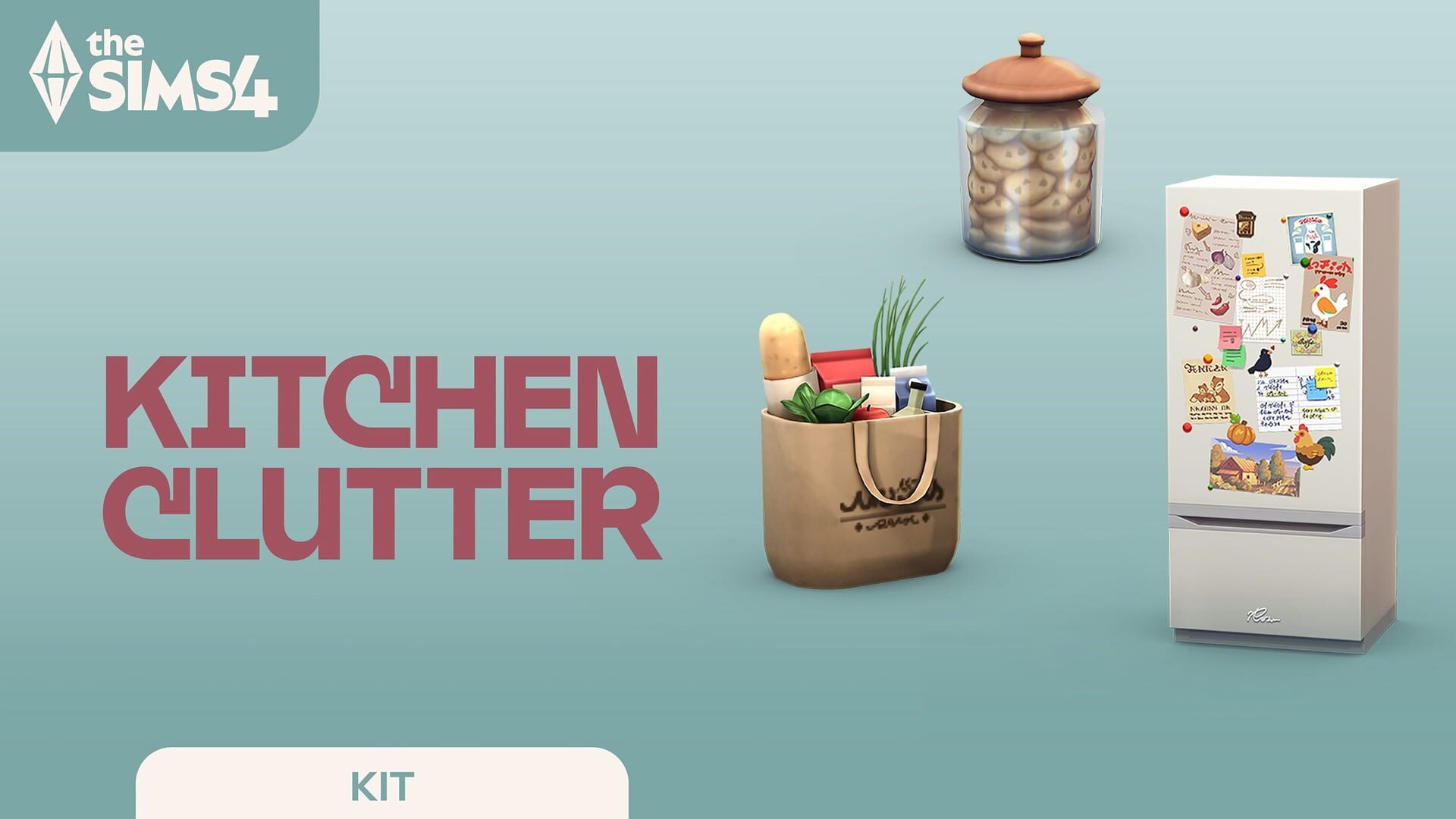 Foto do jogo The Sims 4: Kitchen Clutter Kit