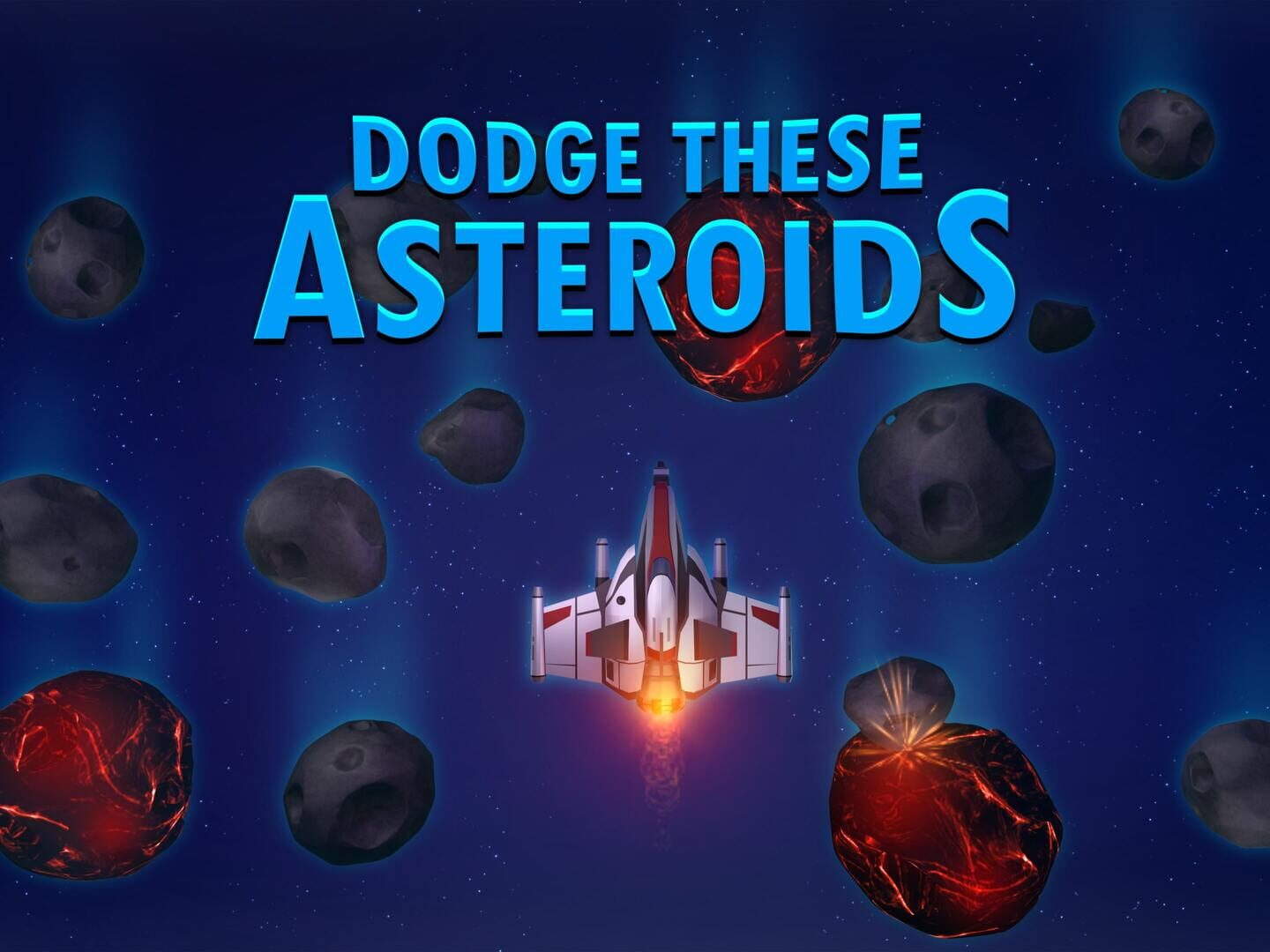 Foto do jogo Dodge These Asteroids