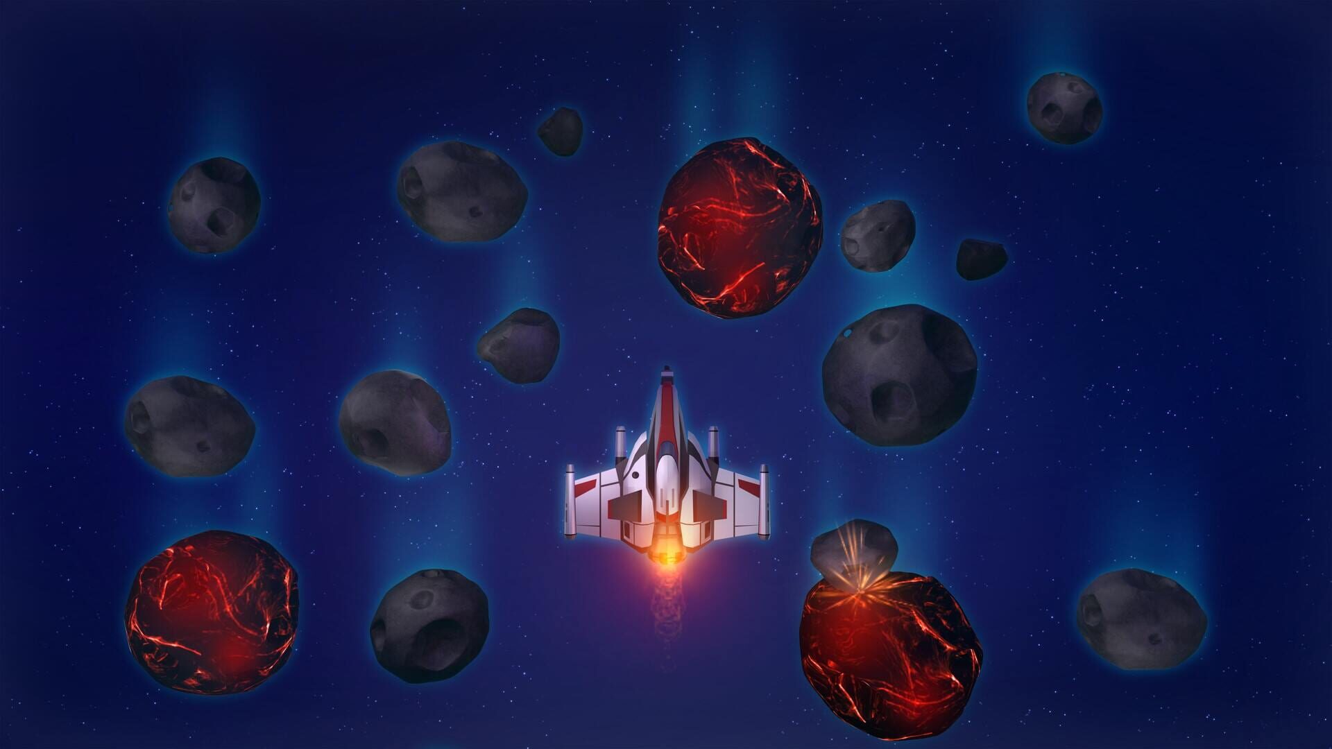 Foto do jogo Dodge These Asteroids
