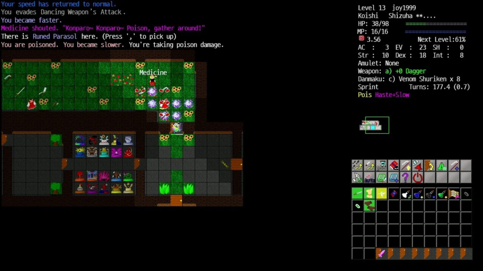 Foto do jogo Touhou Crawl