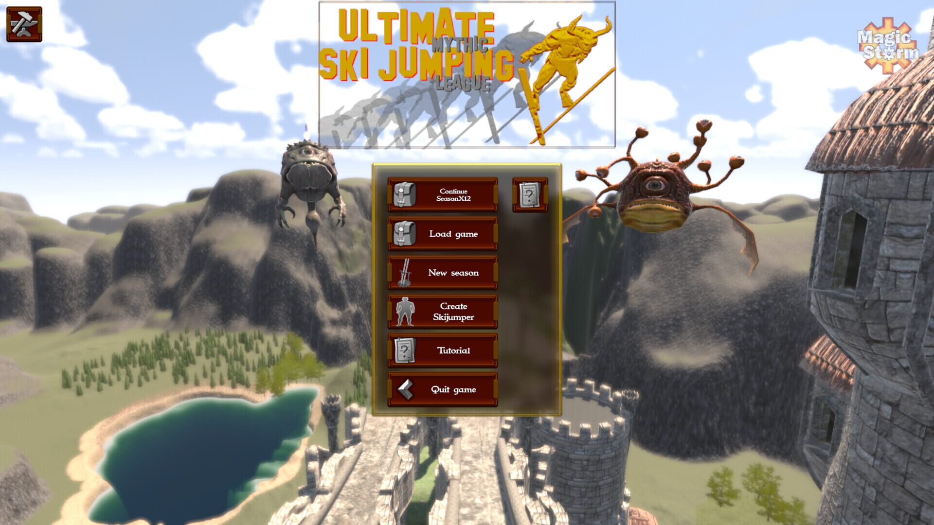 Foto do jogo Ultimate Mythic Ski Jumping League