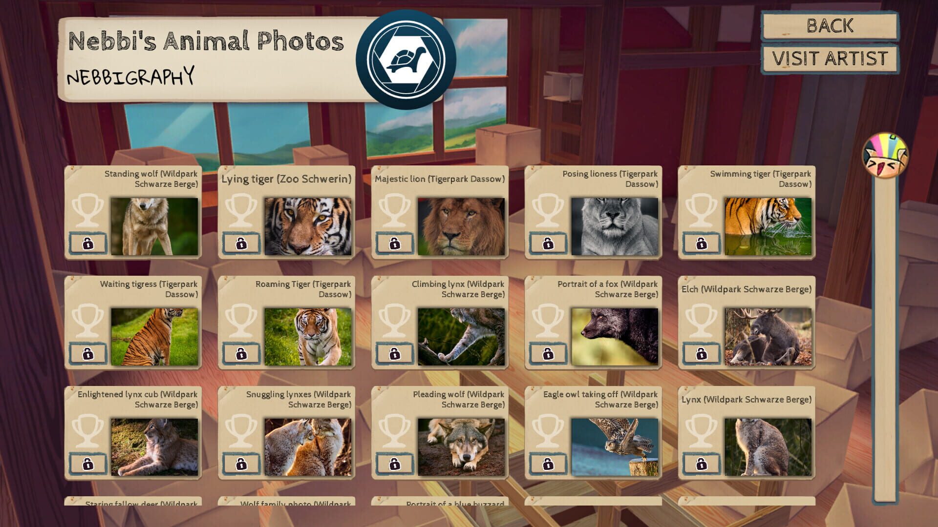 Foto do jogo DACHstudio Puzzle Box: Nebbi's Animal Photos