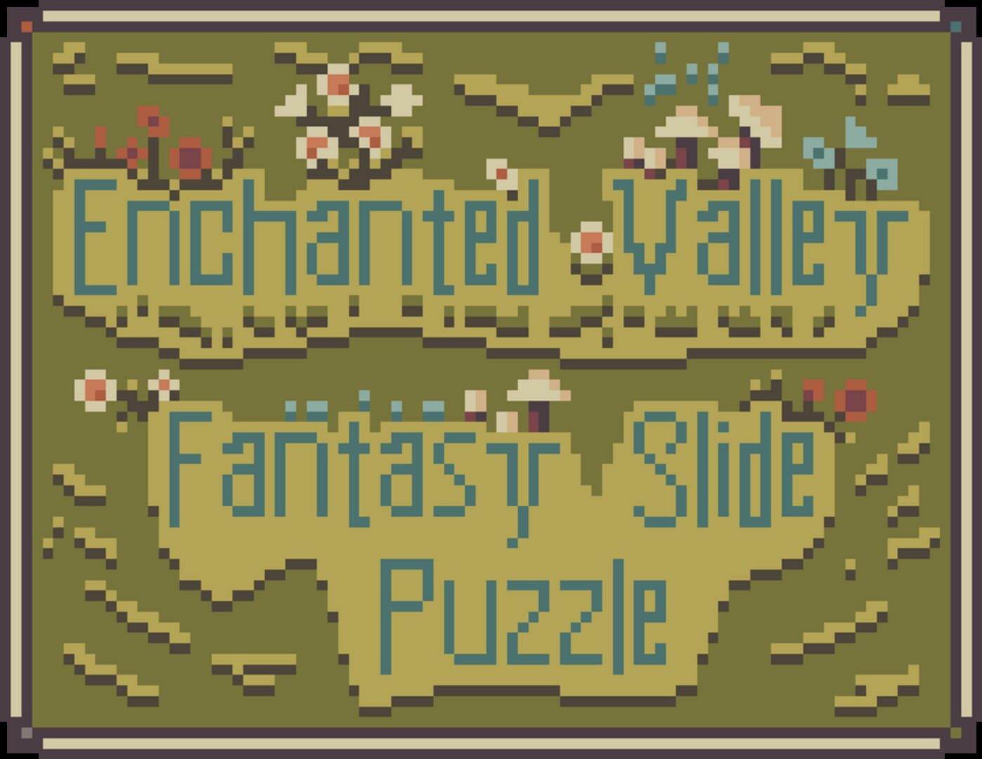 Foto do jogo Enchanted Valley: Fantasy Slide Puzzle