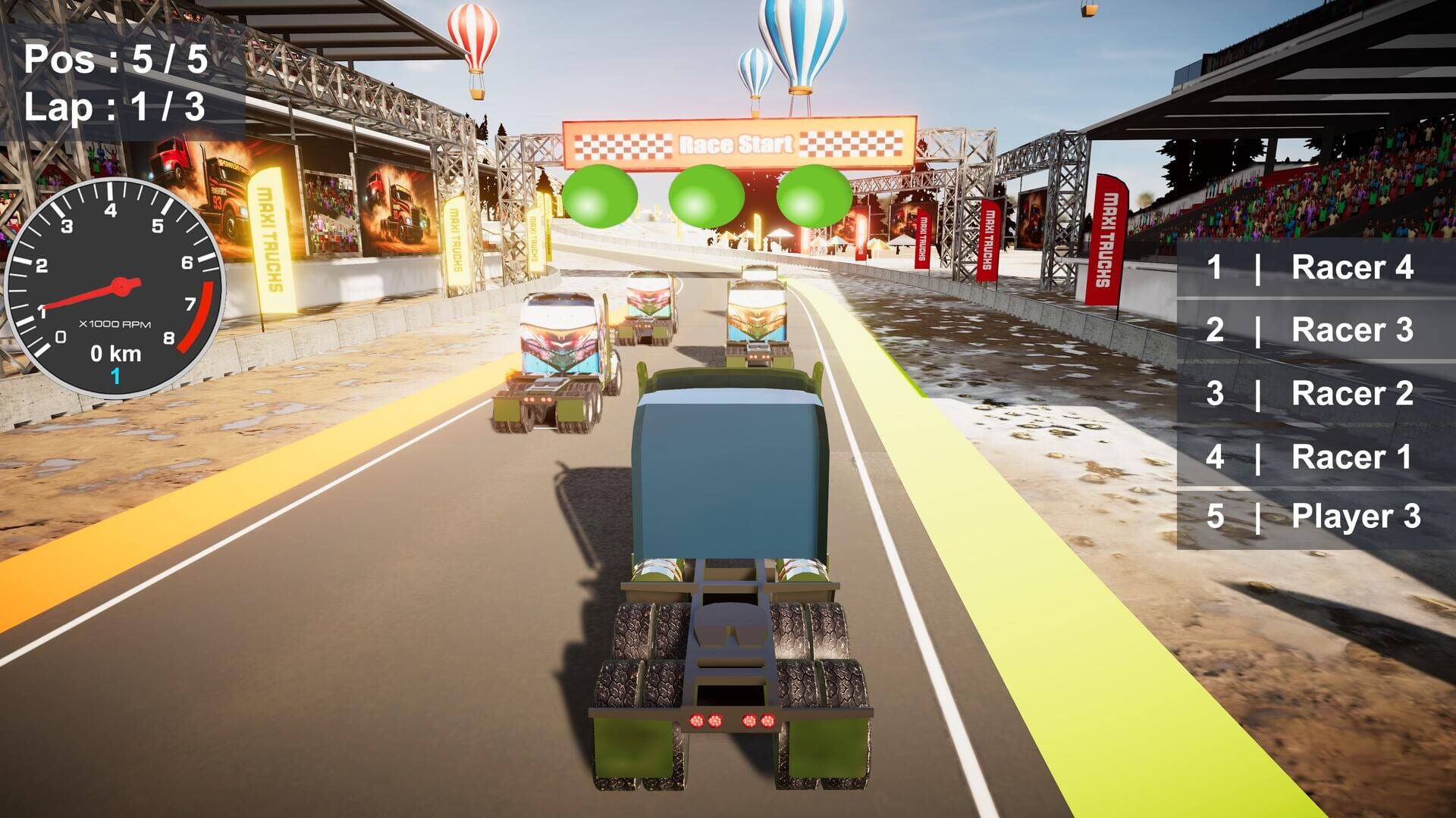 Foto do jogo Maxi Trucks Racing