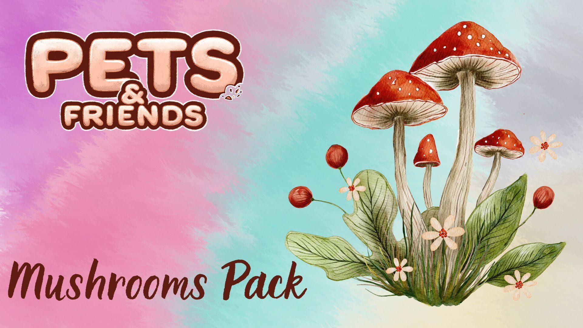 Foto do jogo Pets and Friends: Mushrooms Pack