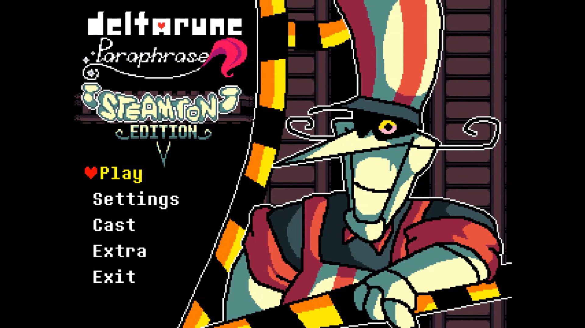Foto do jogo Deltarune Paraphrase: Steamton Edition