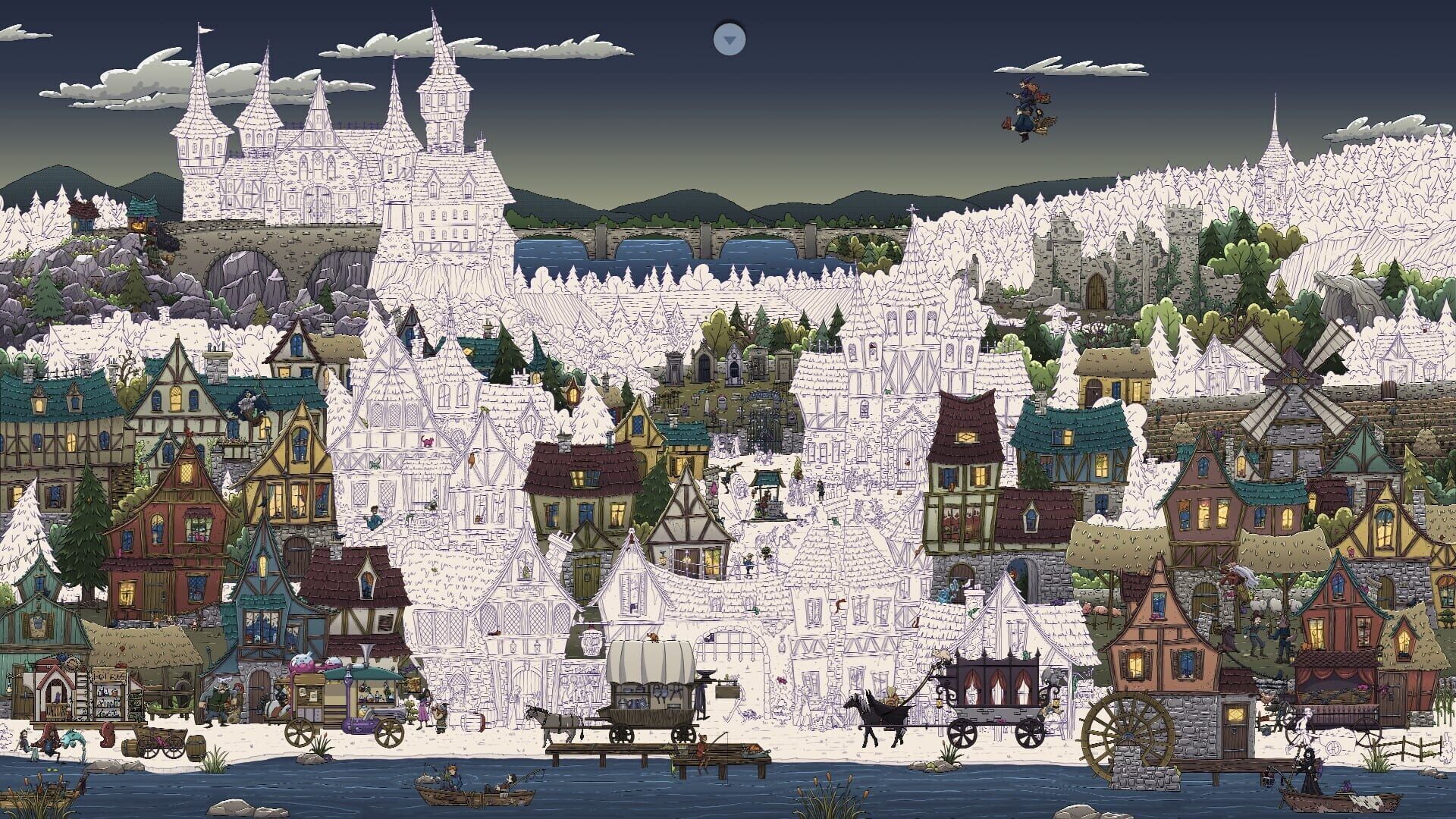 Foto do jogo Hidden Cats in Spooky Village