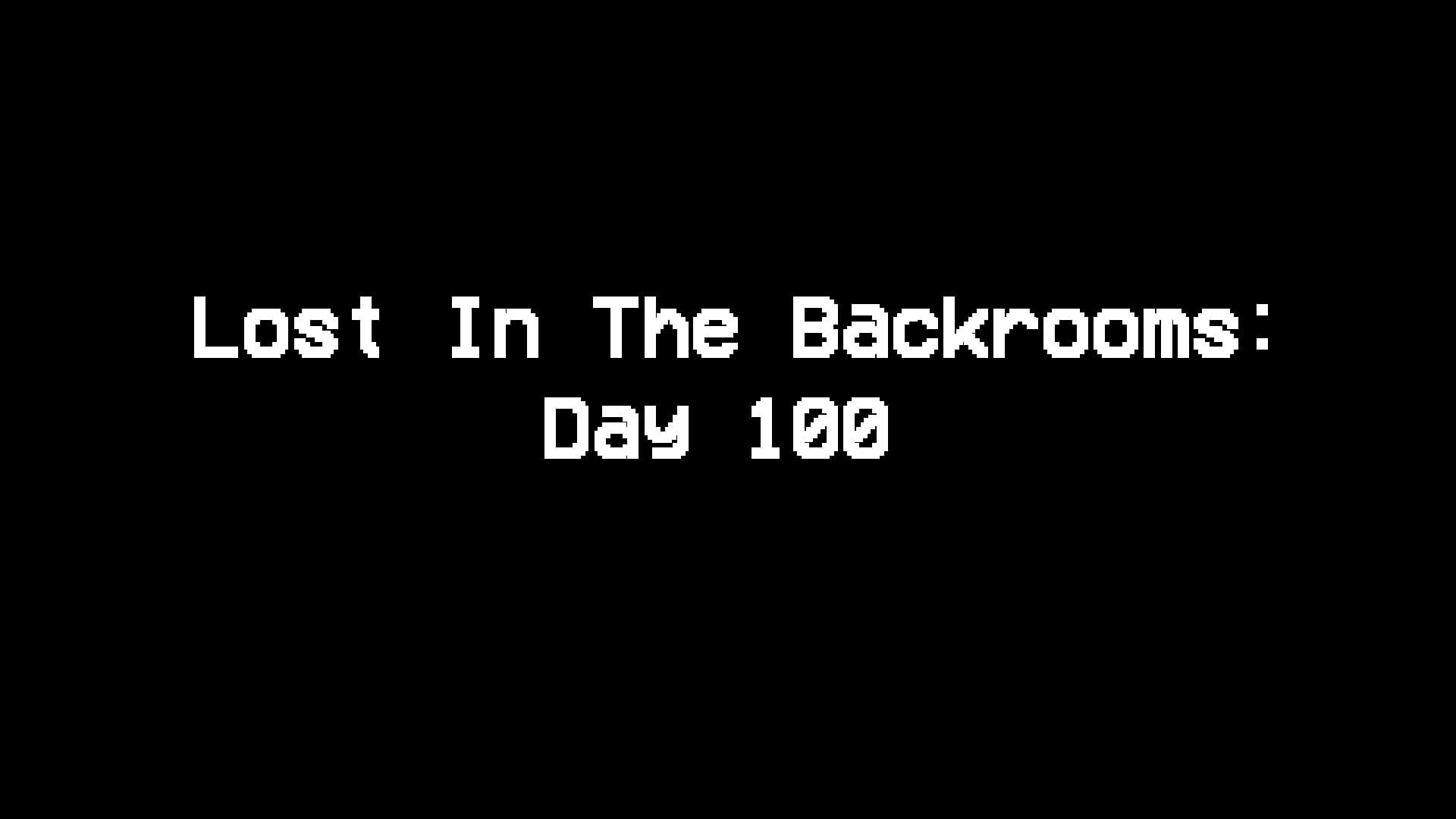 Foto do jogo Lost in the Backrooms: Day 100