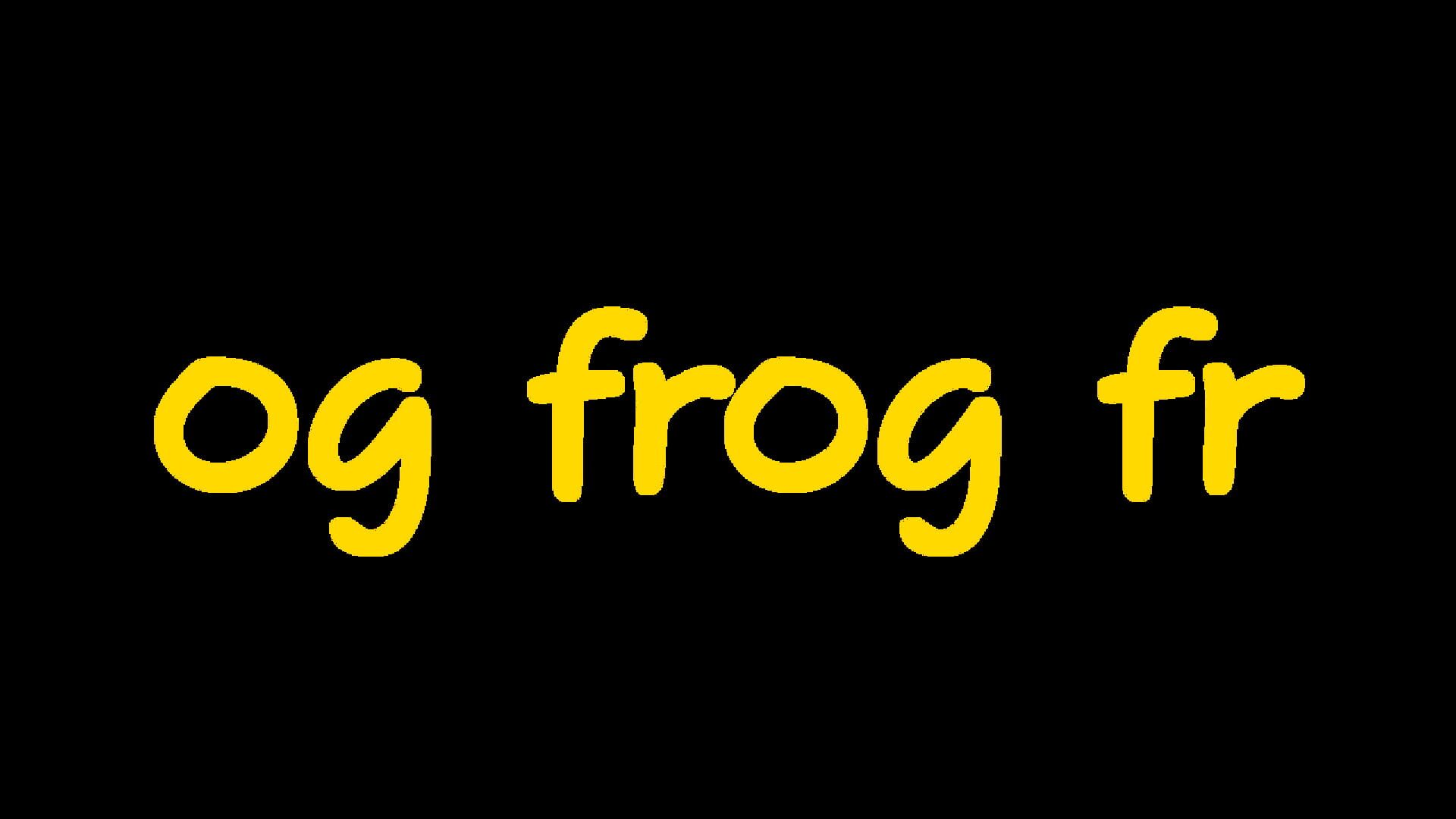 Foto do jogo Og Frog Fr
