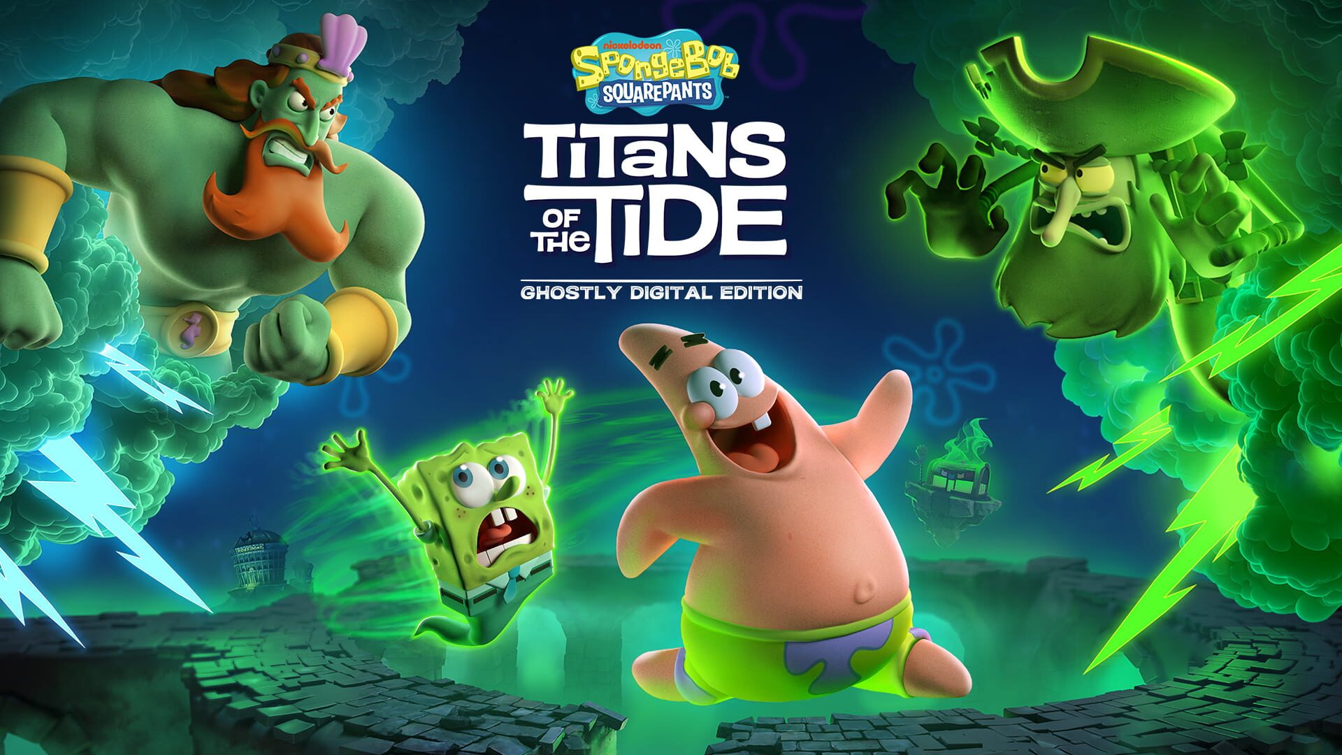 Foto do jogo SpongeBob SquarePants: Titans of the Tide - Ghostly Digital Edition