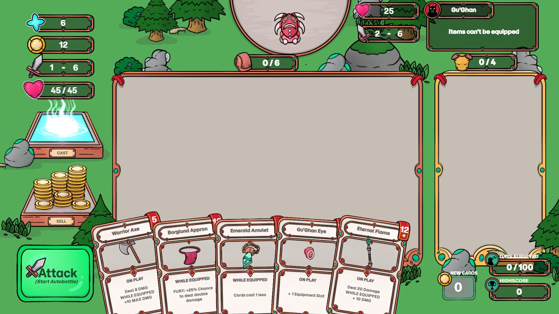 Foto do jogo Runewood: Hundred Nights