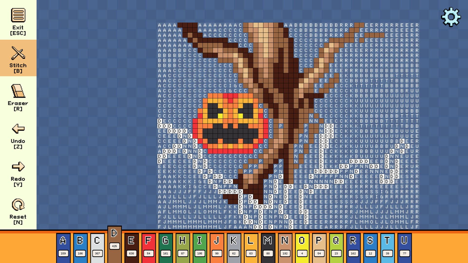 Foto do jogo Pixel Cross Stitch: Color by Number - Halloween Pack 2