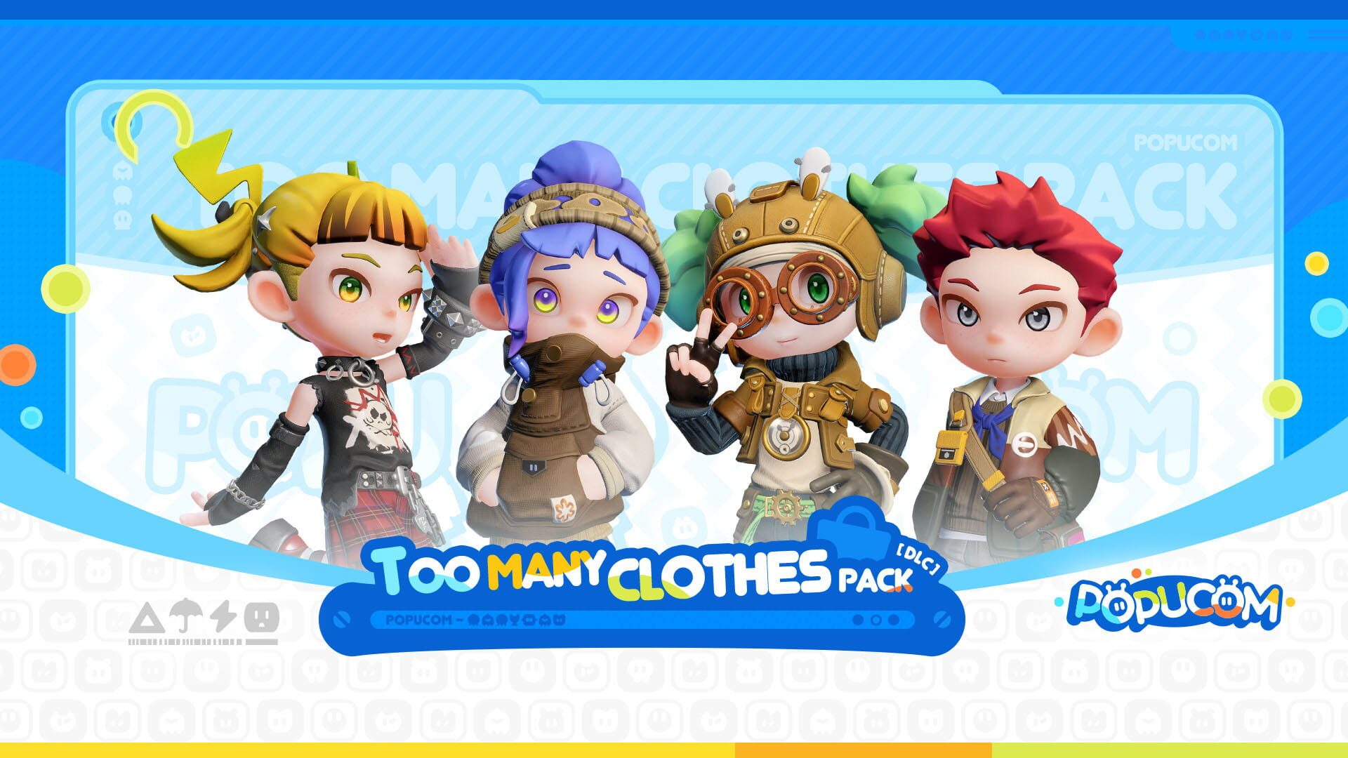 Foto do jogo Popucom: Too Many Clothes Pack