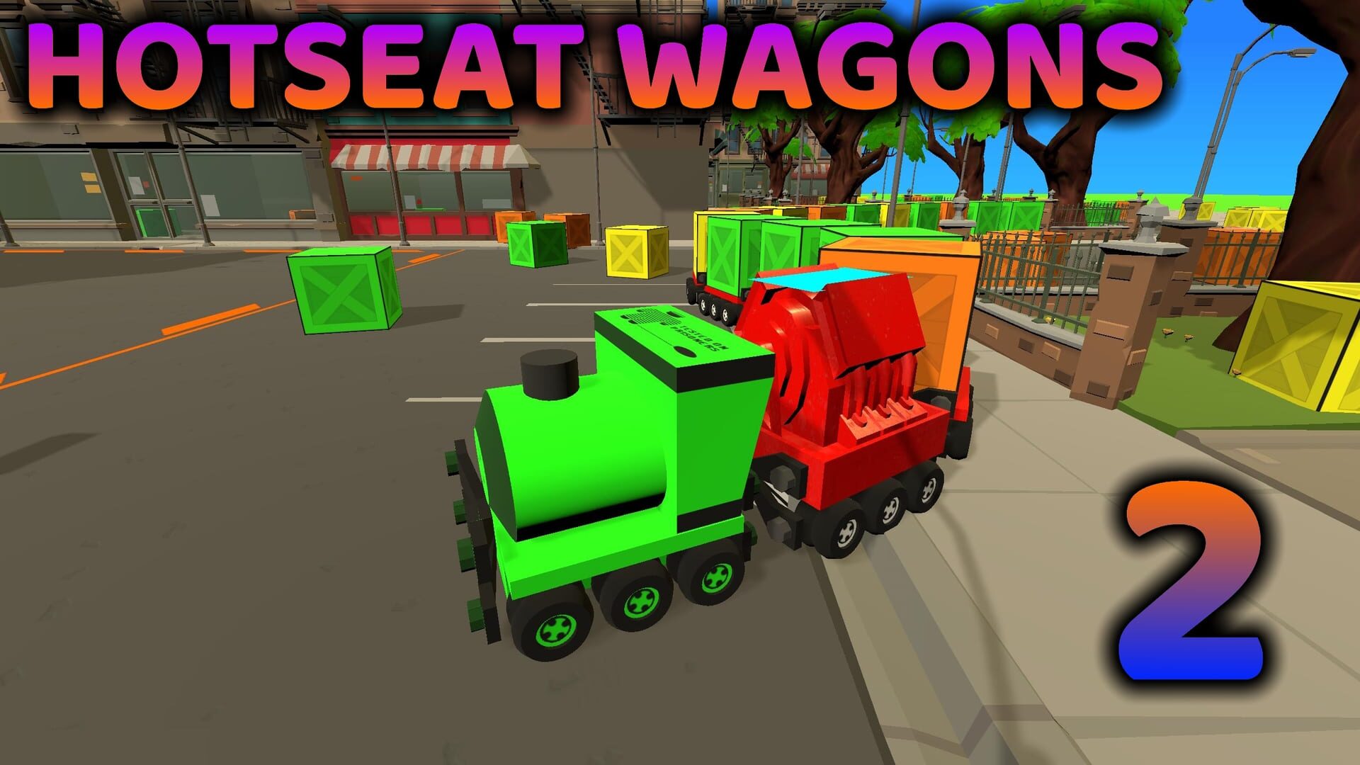 Foto do jogo Hotseat Wagons 2