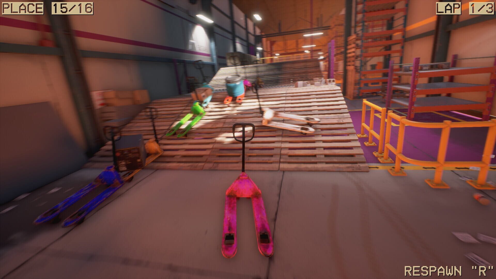 Foto do jogo Pallet Jack Racing
