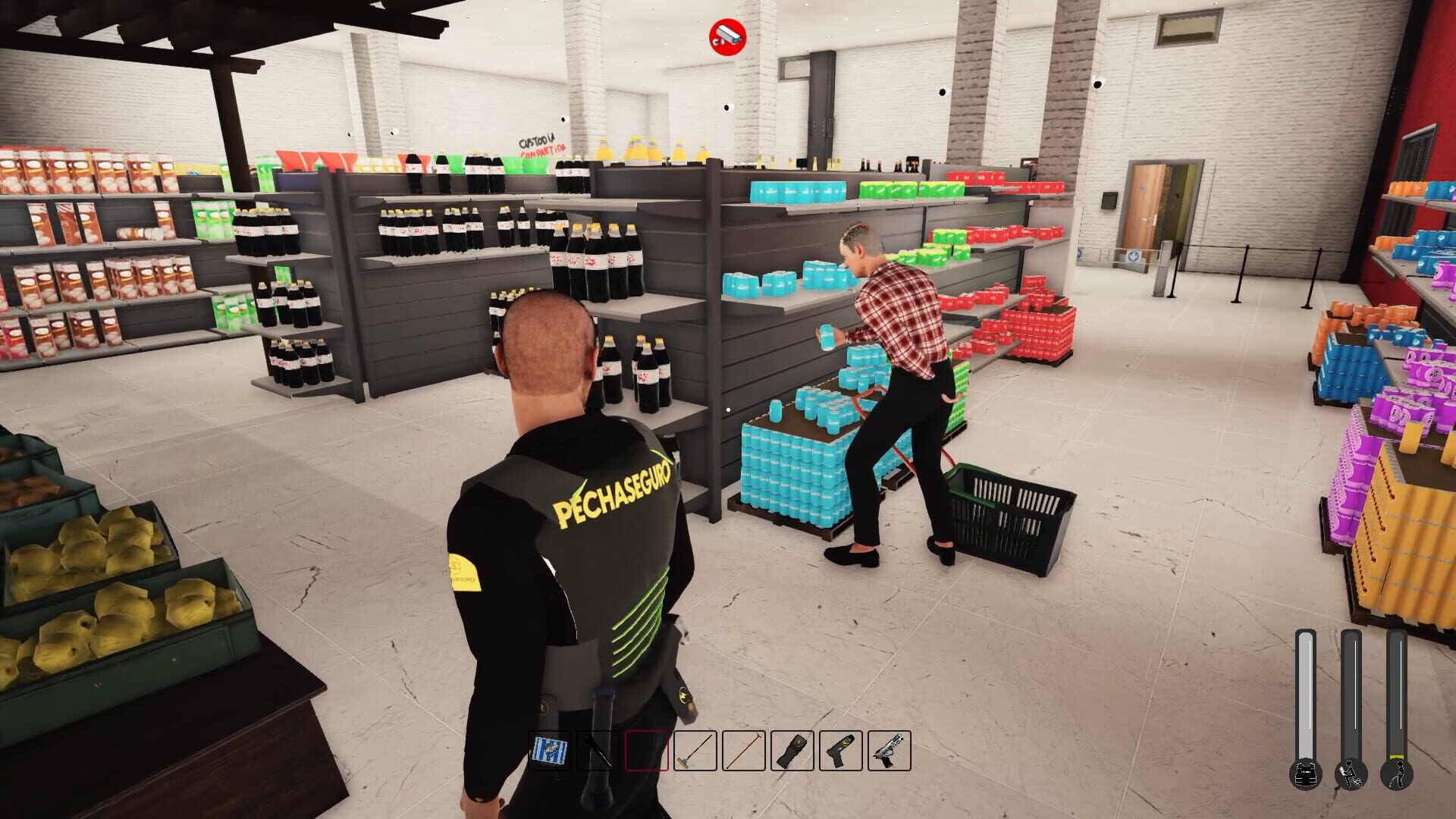 Foto do jogo Supermarket Security Simulator