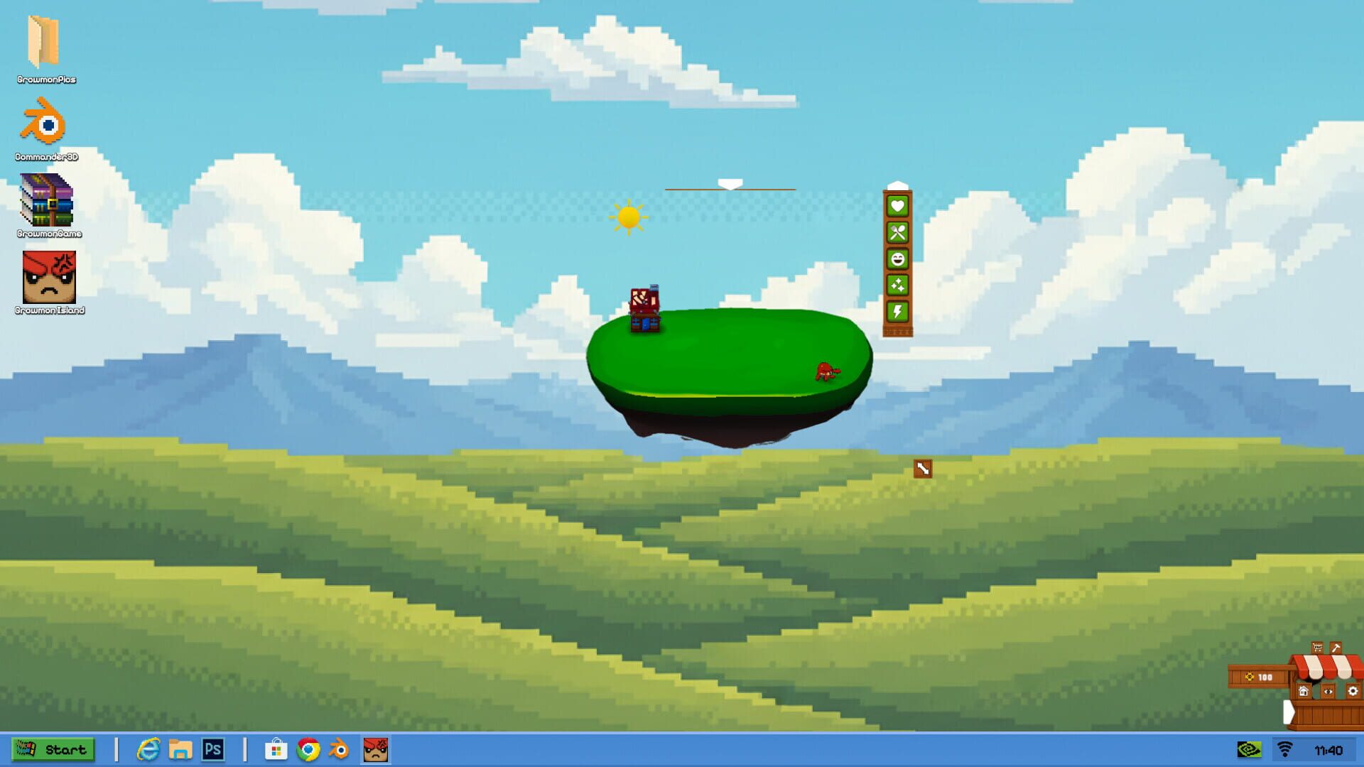Foto do jogo Growmon Island
