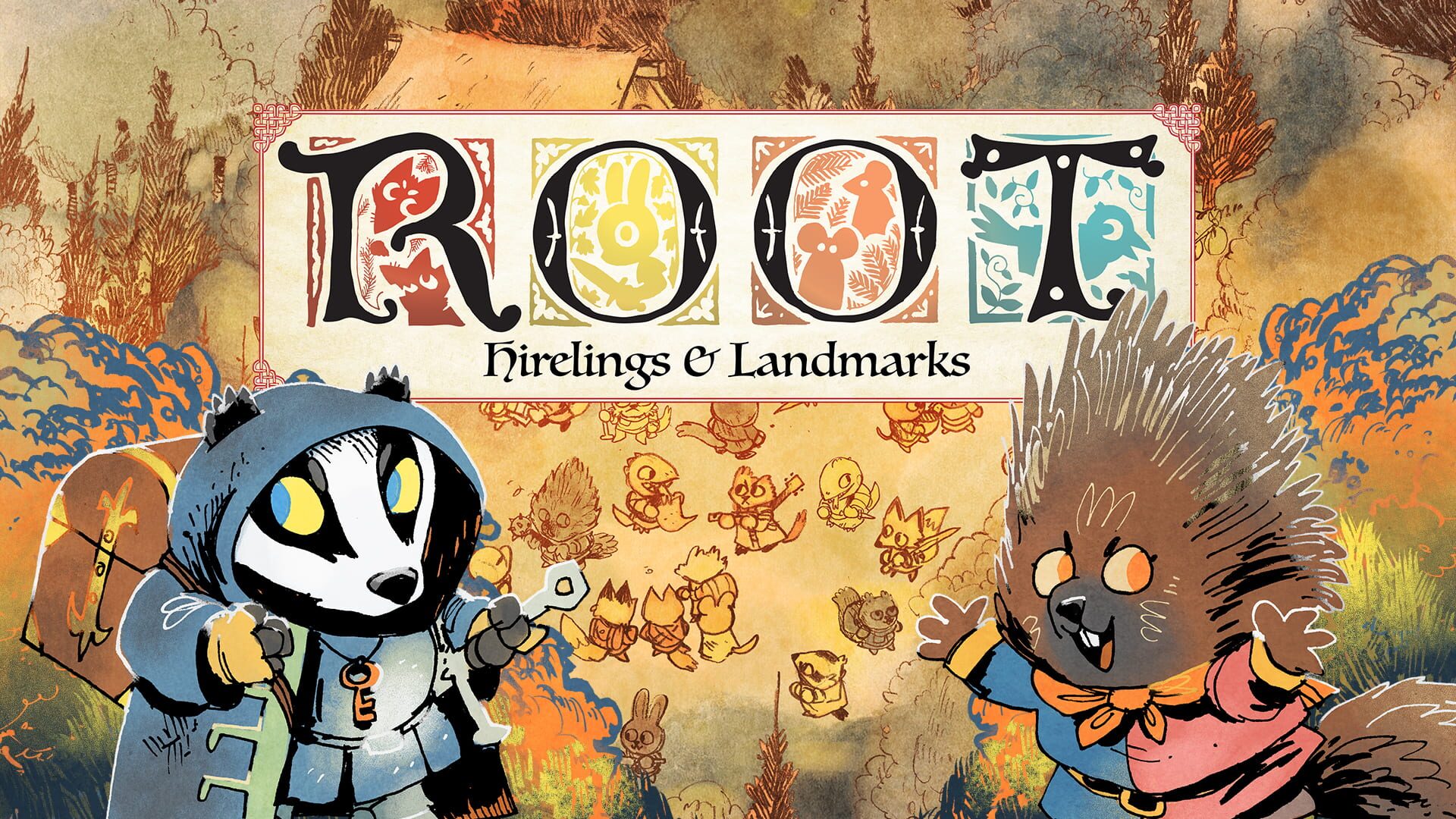 Foto do jogo Root: Hirelings & Landmarks
