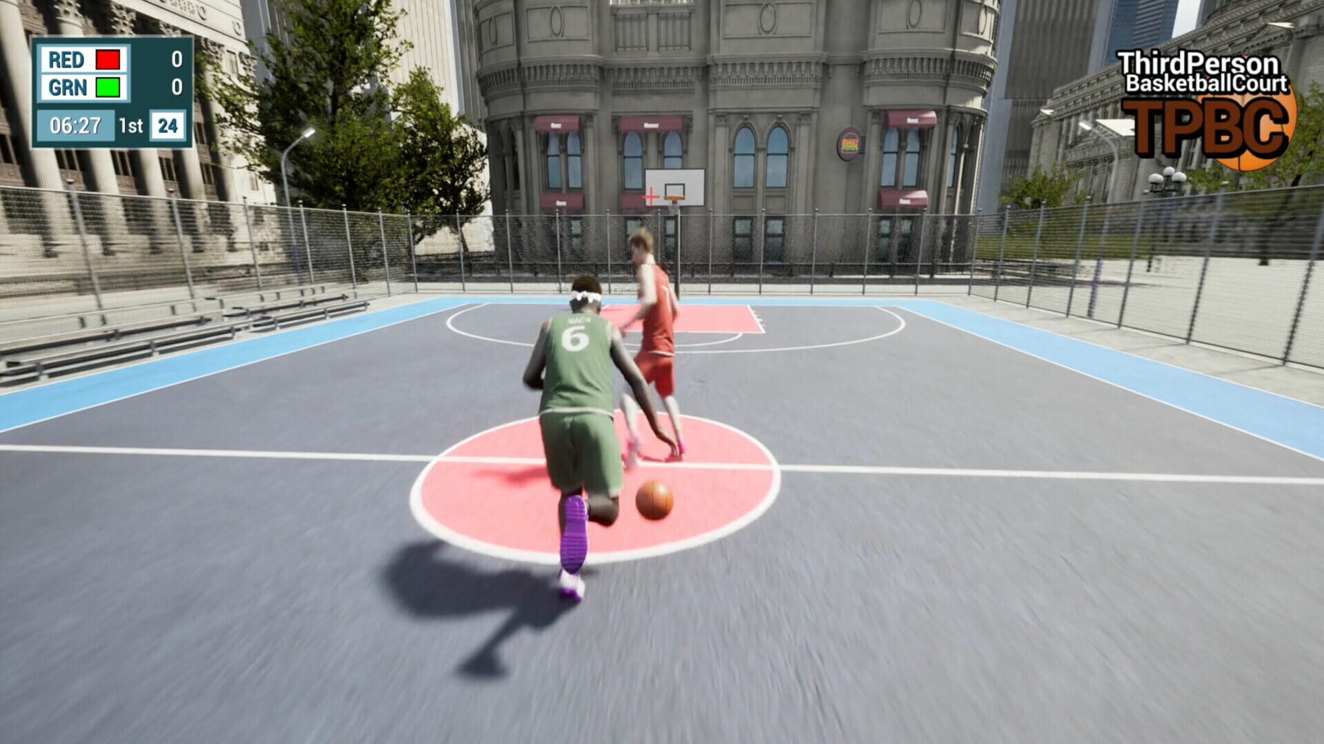 Foto do jogo Third Person Basketball Court