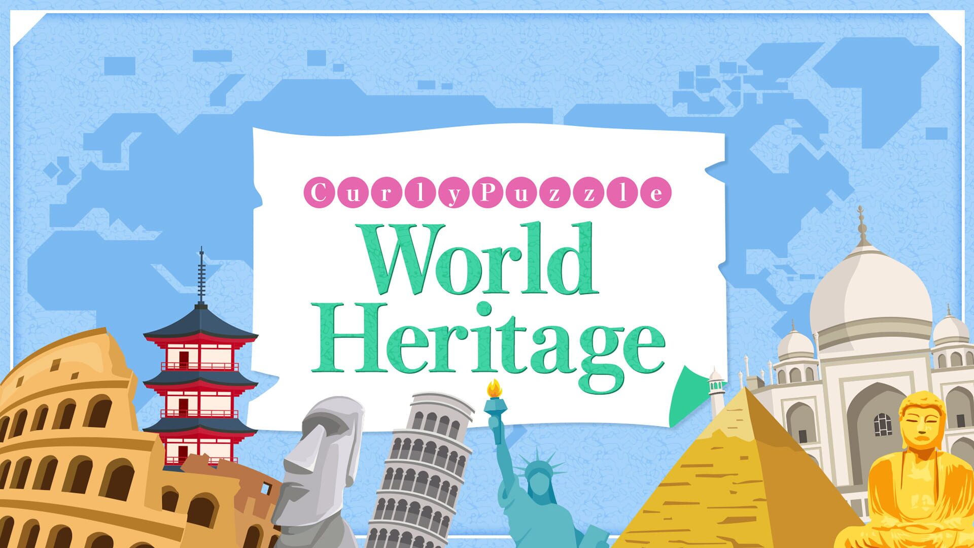Foto do jogo Curly Puzzle: World Heritage
