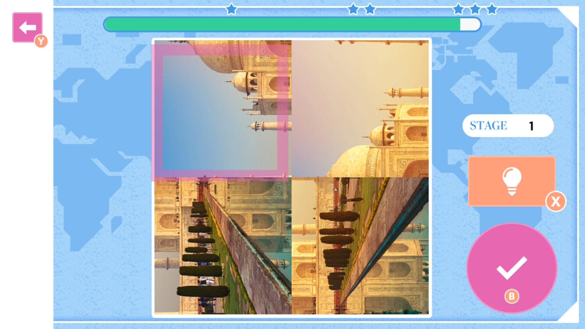 Foto do jogo Curly Puzzle: World Heritage