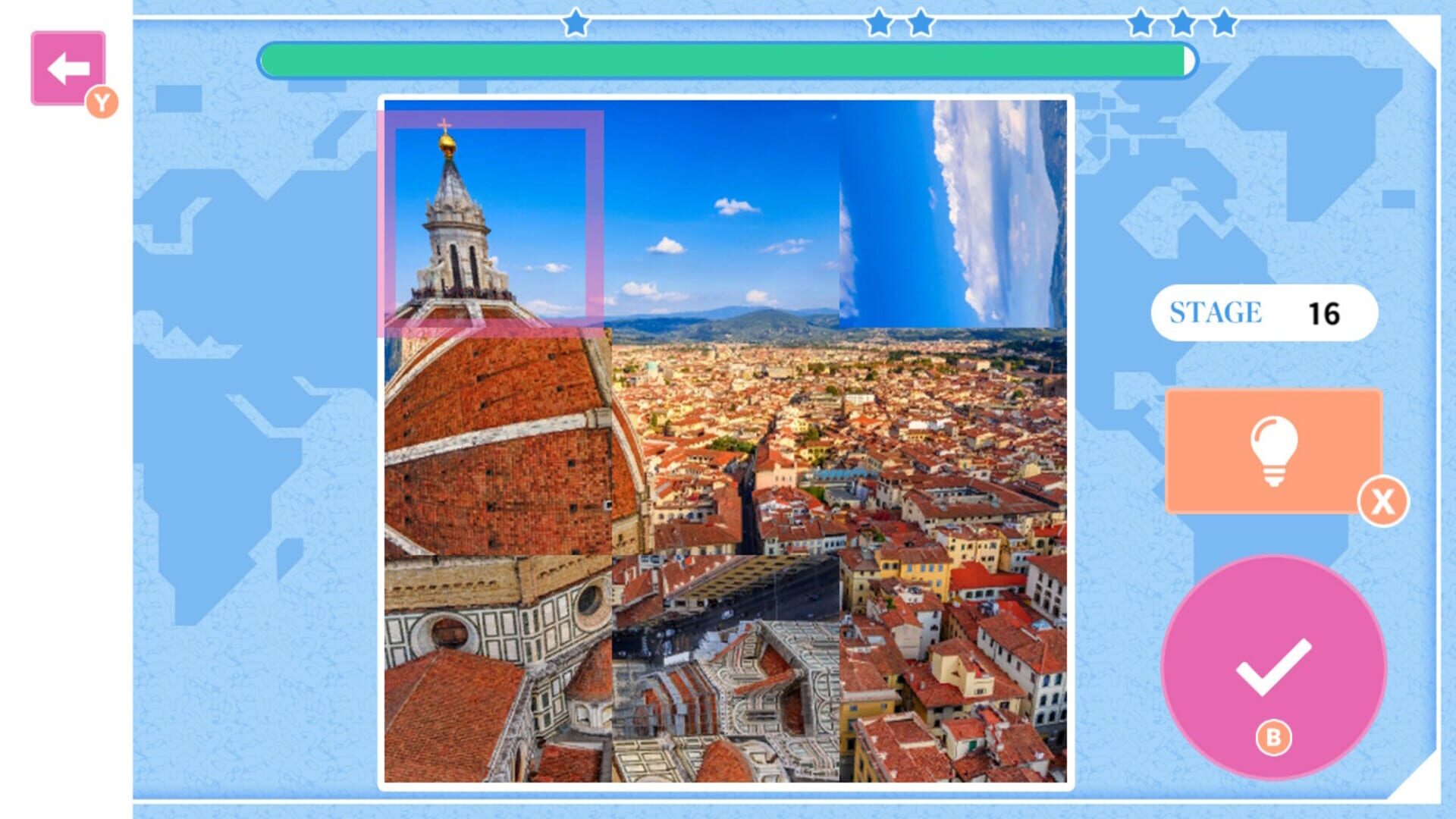 Foto do jogo Curly Puzzle: World Heritage