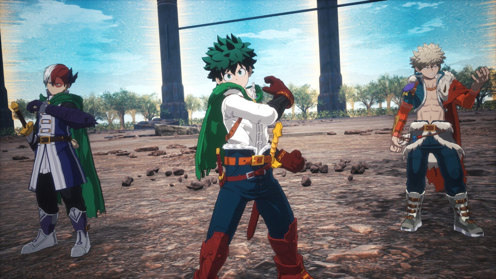 Foto do jogo My Hero Academia All's Justice: U.A. Quest Costume Pack