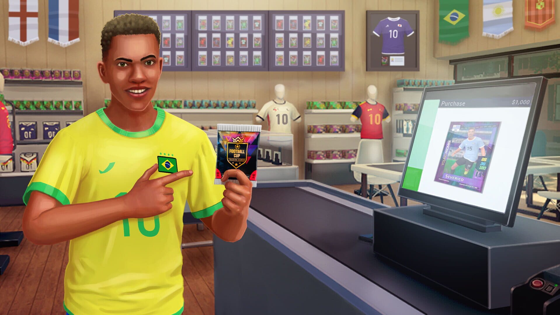 Foto do jogo Sports Card Shop Simulator