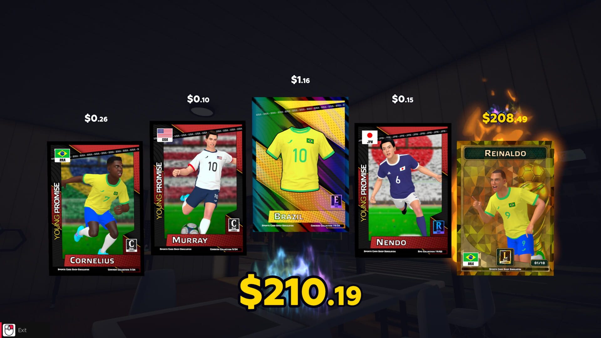 Foto do jogo Sports Card Shop Simulator