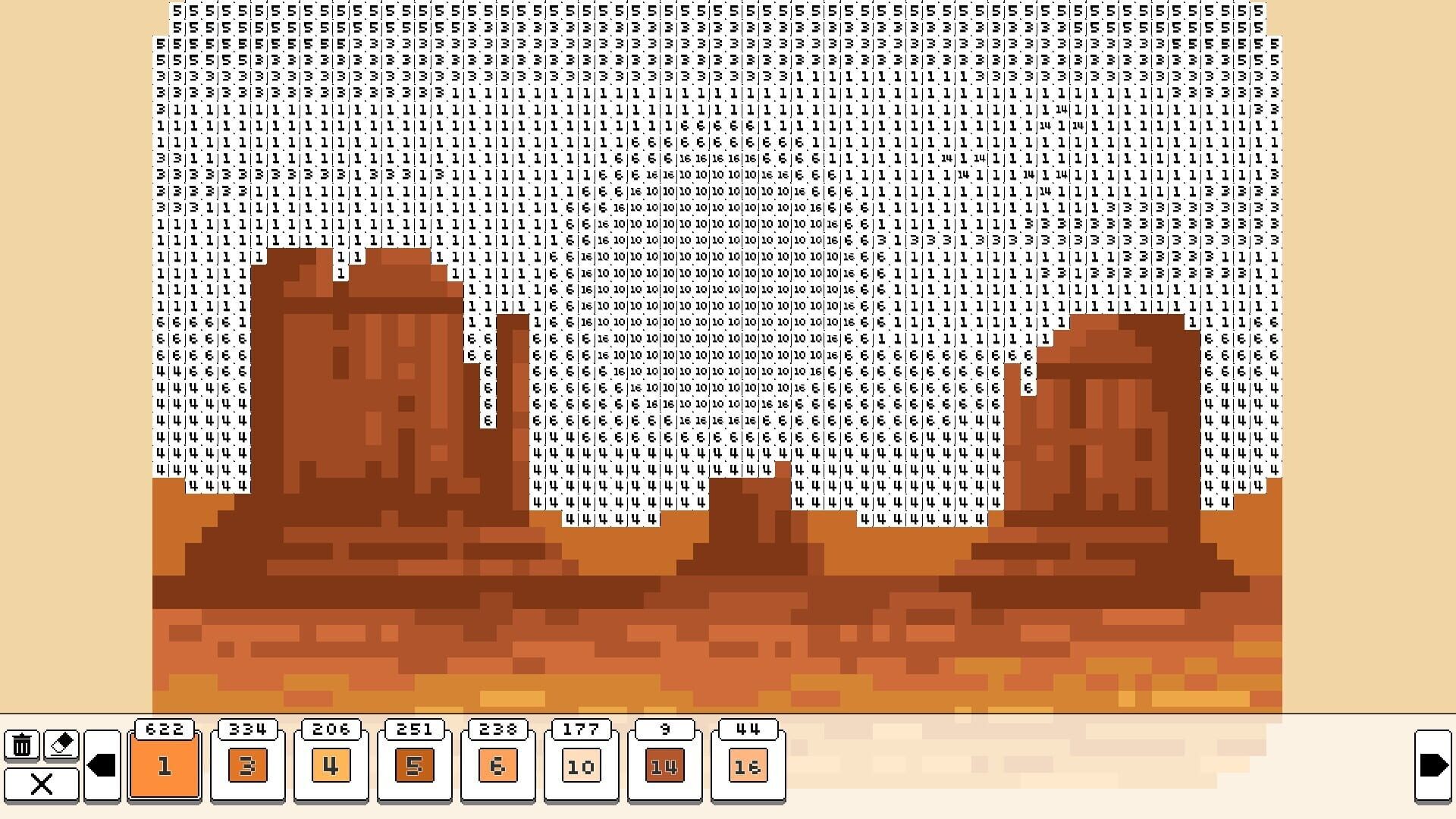 Foto do jogo Coloring Pixels: Natural Wonders