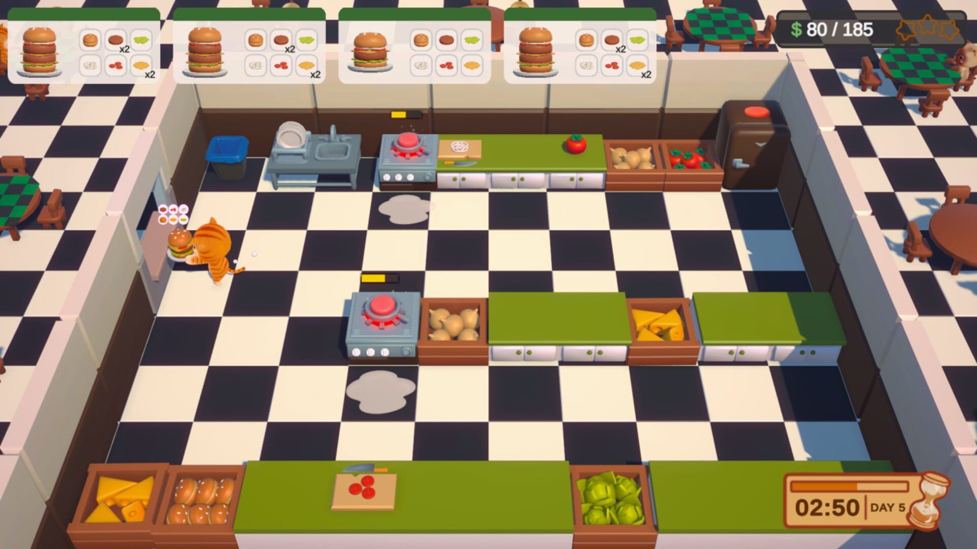 Foto do jogo Cooking Cat-Astrophe