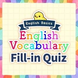 Foto do jogo English Basics English Vocabulary Fill-in Quiz