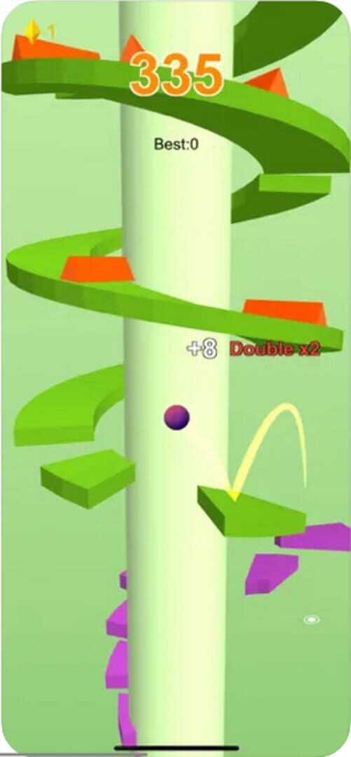 Foto do jogo Run Ball: Jump on Helix Road
