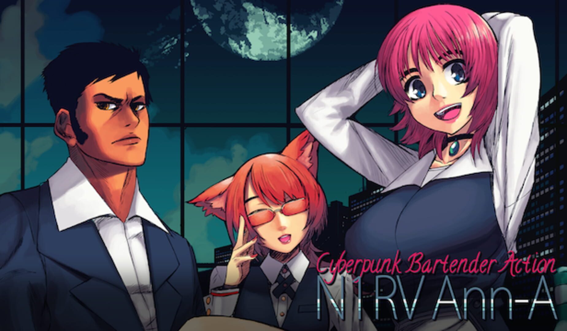 Foto do jogo N1RV Ann-A: Cyberpunk Bartender Action