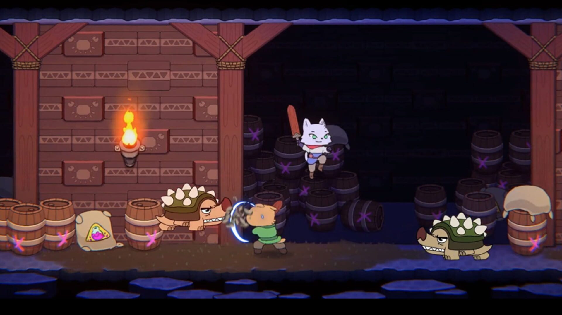 Foto do jogo Akita: King Pig Thinks Pink