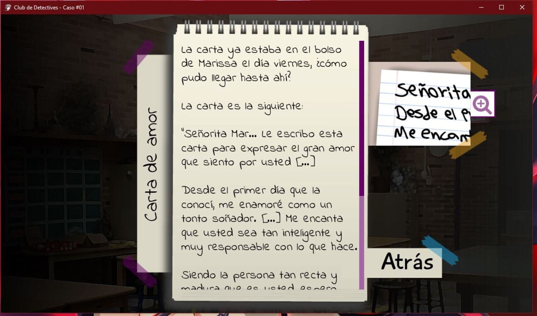 Foto do jogo Club de Detectives: Caso 01
