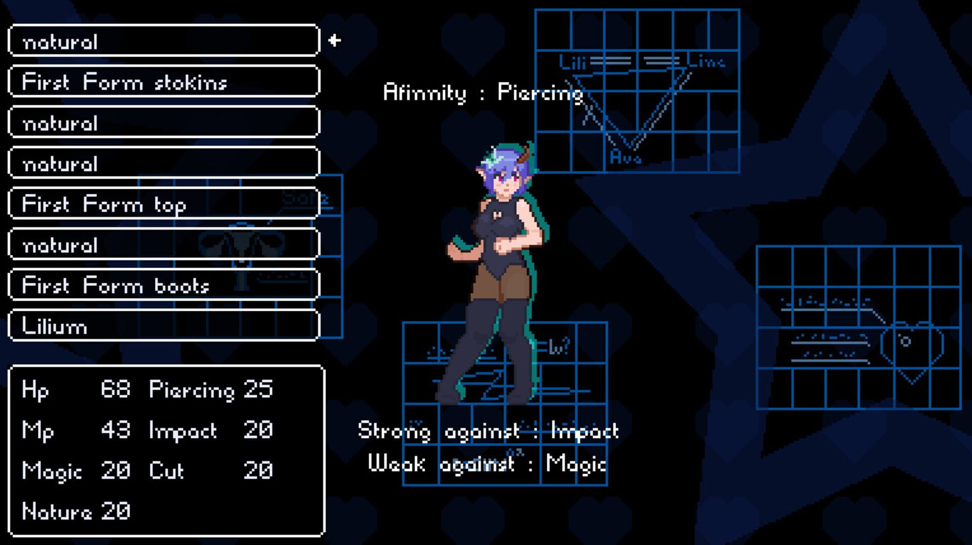 Foto do jogo Doki Doki Tri-Line Quest