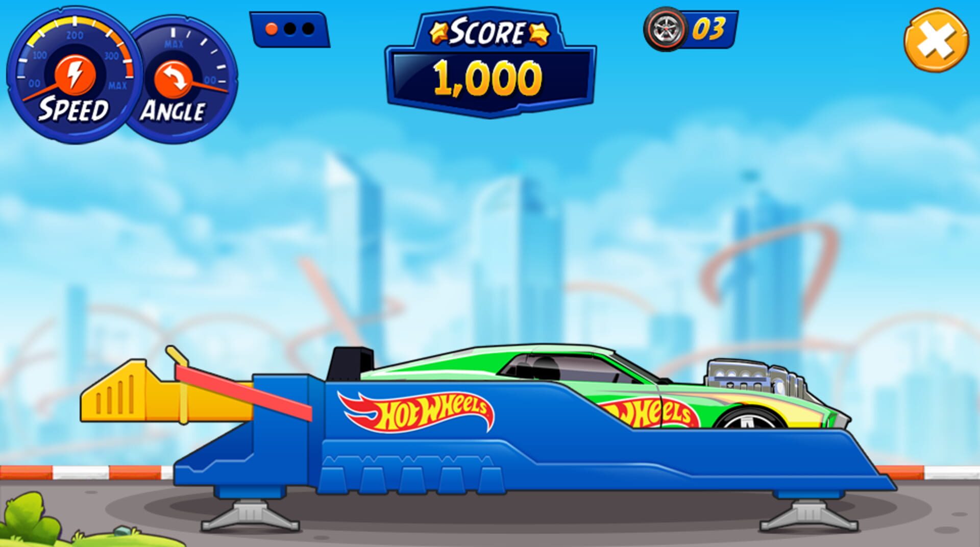 Foto do jogo Angry Birds Hot Wheels Smashup