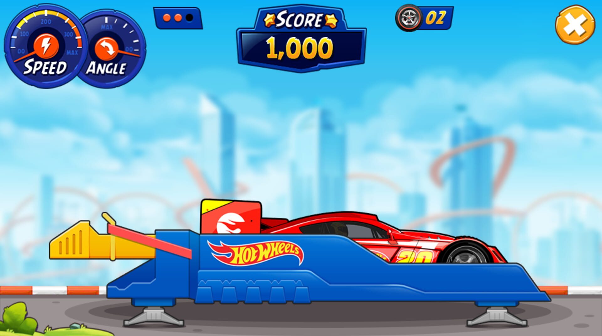 Foto do jogo Angry Birds Hot Wheels Smashup