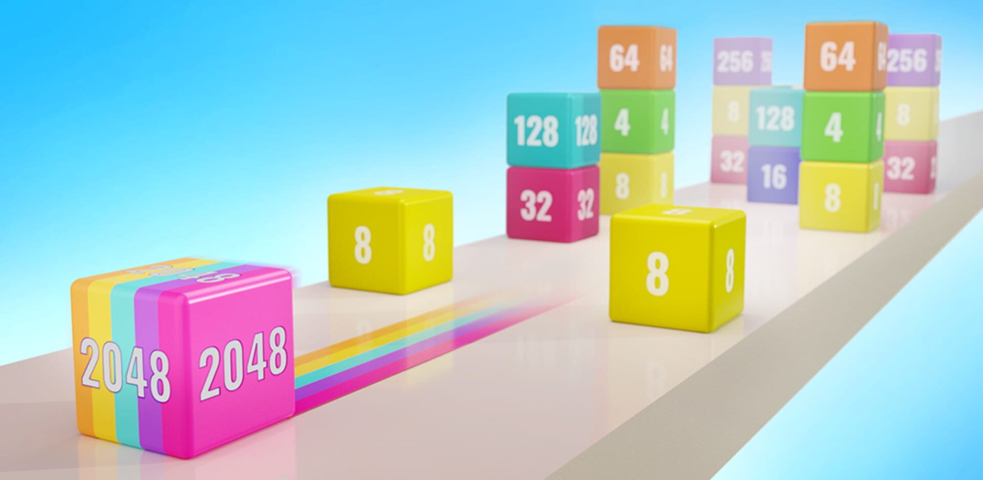 Foto do jogo Jelly Run 2048