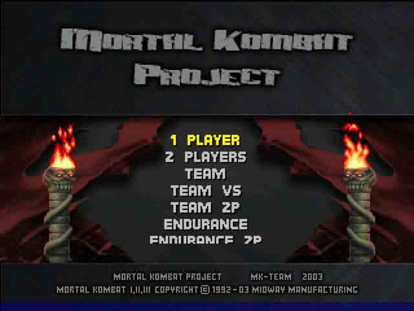Foto do jogo Mortal Kombat Project