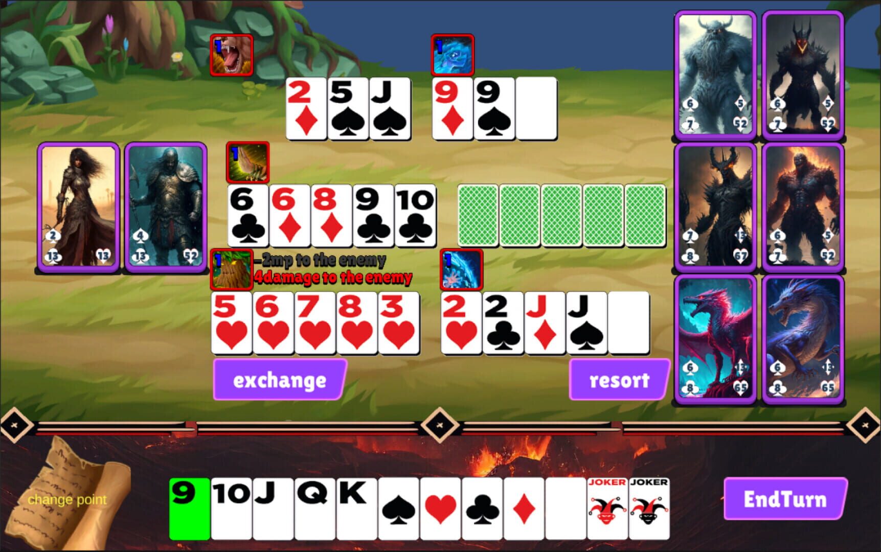 Foto do jogo 13 Playing Cards of Demon