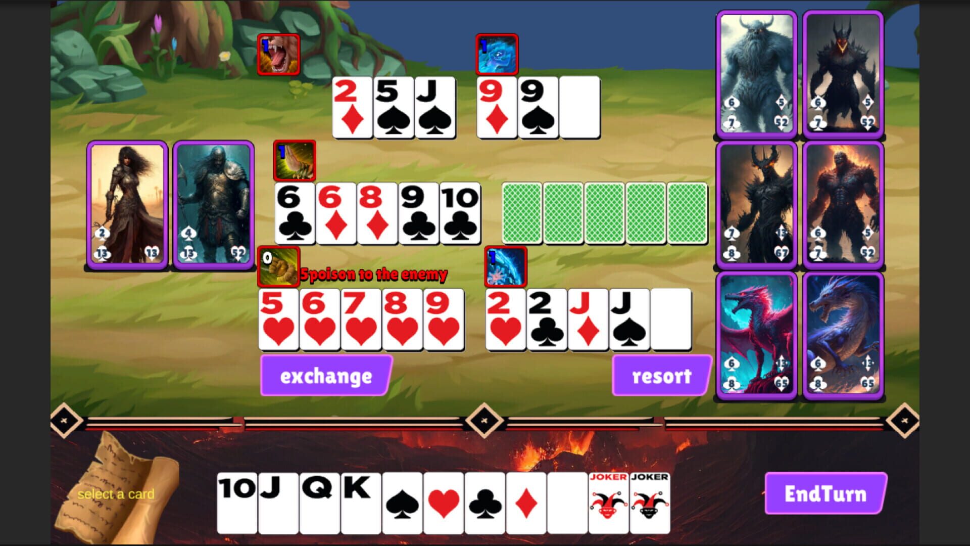 Foto do jogo 13 Playing Cards of Demon