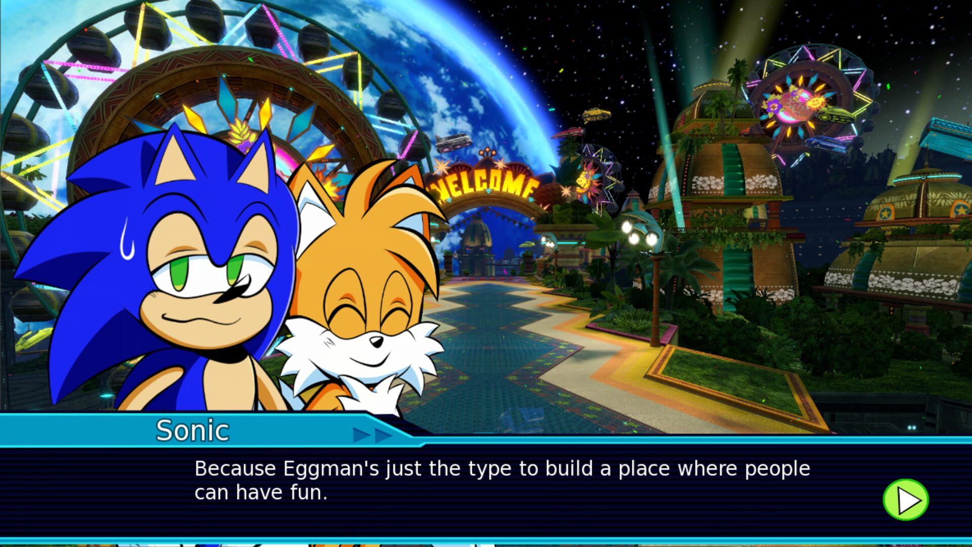 Foto do jogo Sonic Colors VN